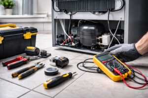  علت روشن نشدن یخچال چیست؟ (بررسی فیوز تا کمپرسور)